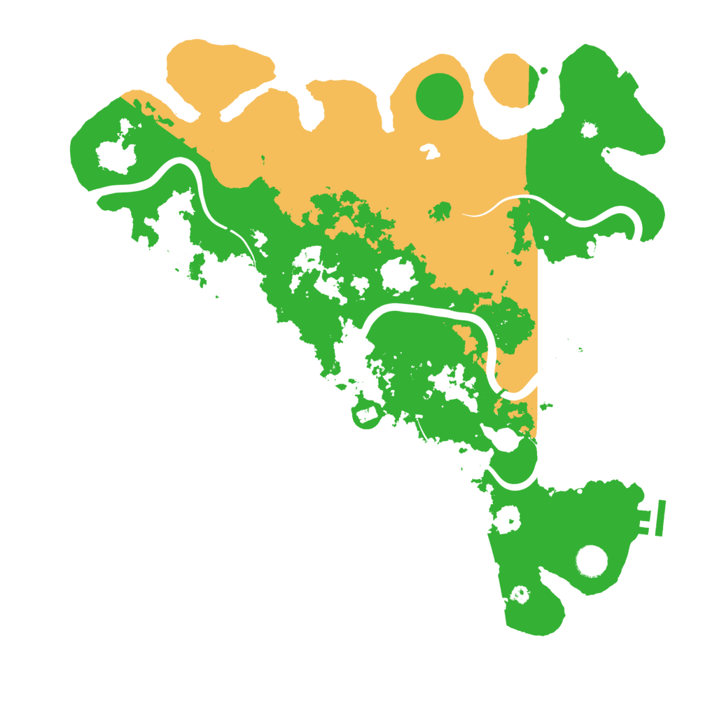 Biome Rust Map: Procedural Map, Size: 4000, Seed: 50020081