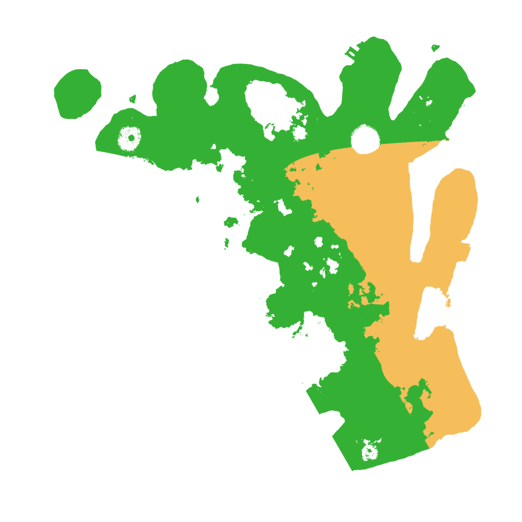 Biome Rust Map: Procedural Map, Size: 3300, Seed: 1440506188