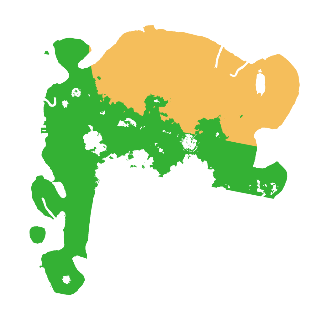 Biome Rust Map: Procedural Map, Size: 3500, Seed: 31127283