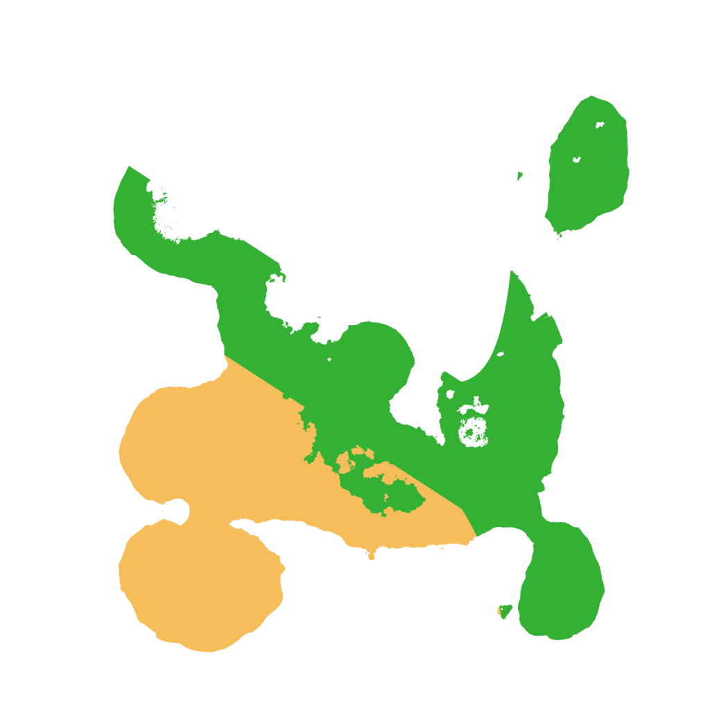 Biome Rust Map: Procedural Map, Size: 2400, Seed: 660336300