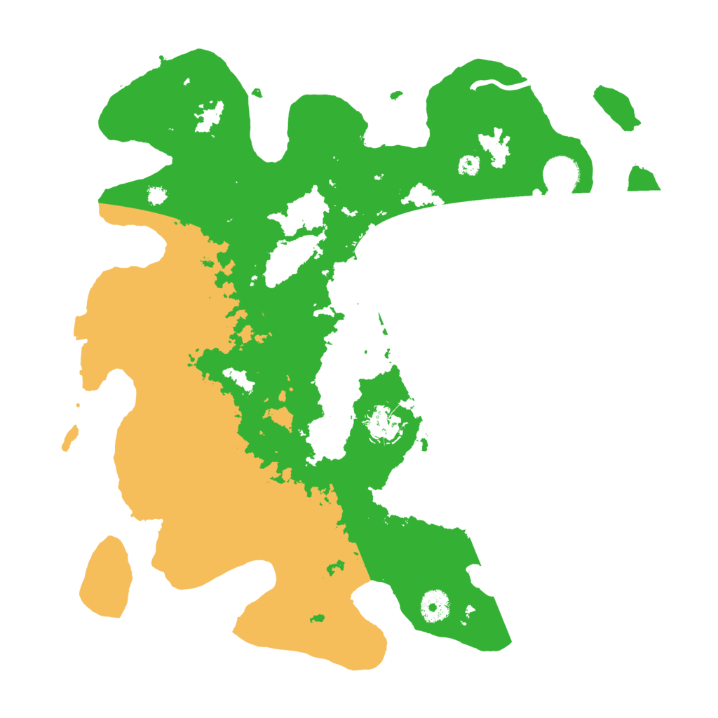 Biome Rust Map: Procedural Map, Size: 3500, Seed: 434670030