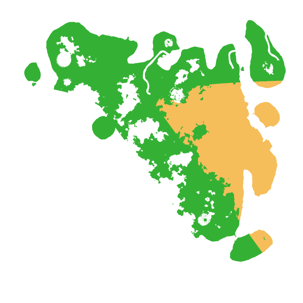 Biome Rust Map: Procedural Map, Size: 3700, Seed: 803427738