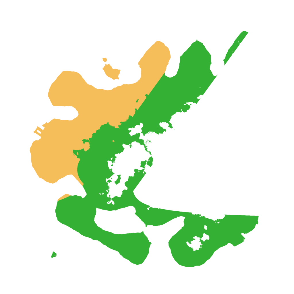 Biome Rust Map: Procedural Map, Size: 2500, Seed: 752504781