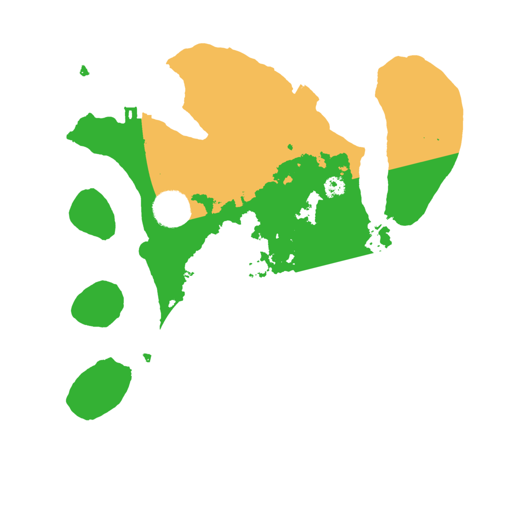 Biome Rust Map: Procedural Map, Size: 2500, Seed: 29522944