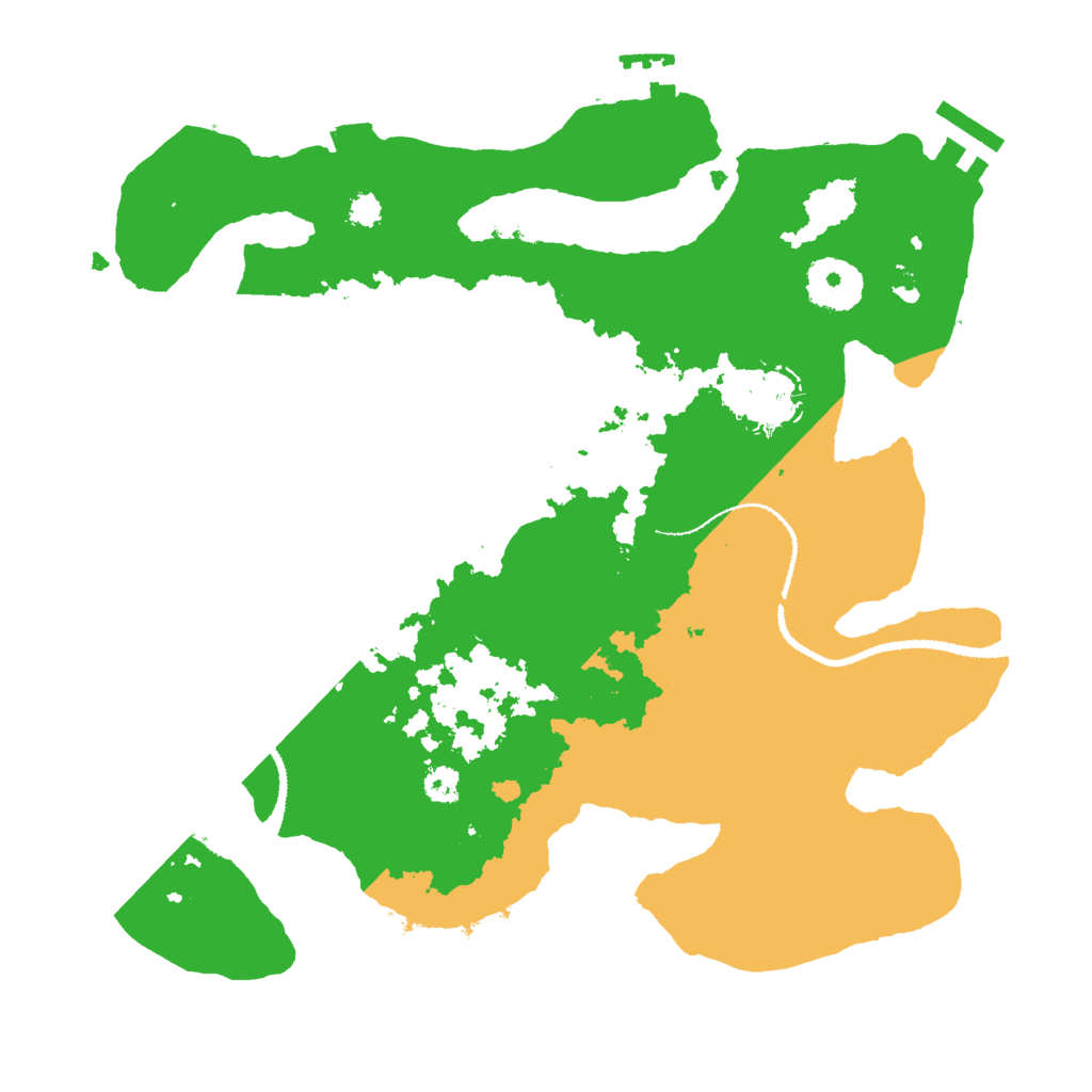 Biome Rust Map: Procedural Map, Size: 3000, Seed: 12012