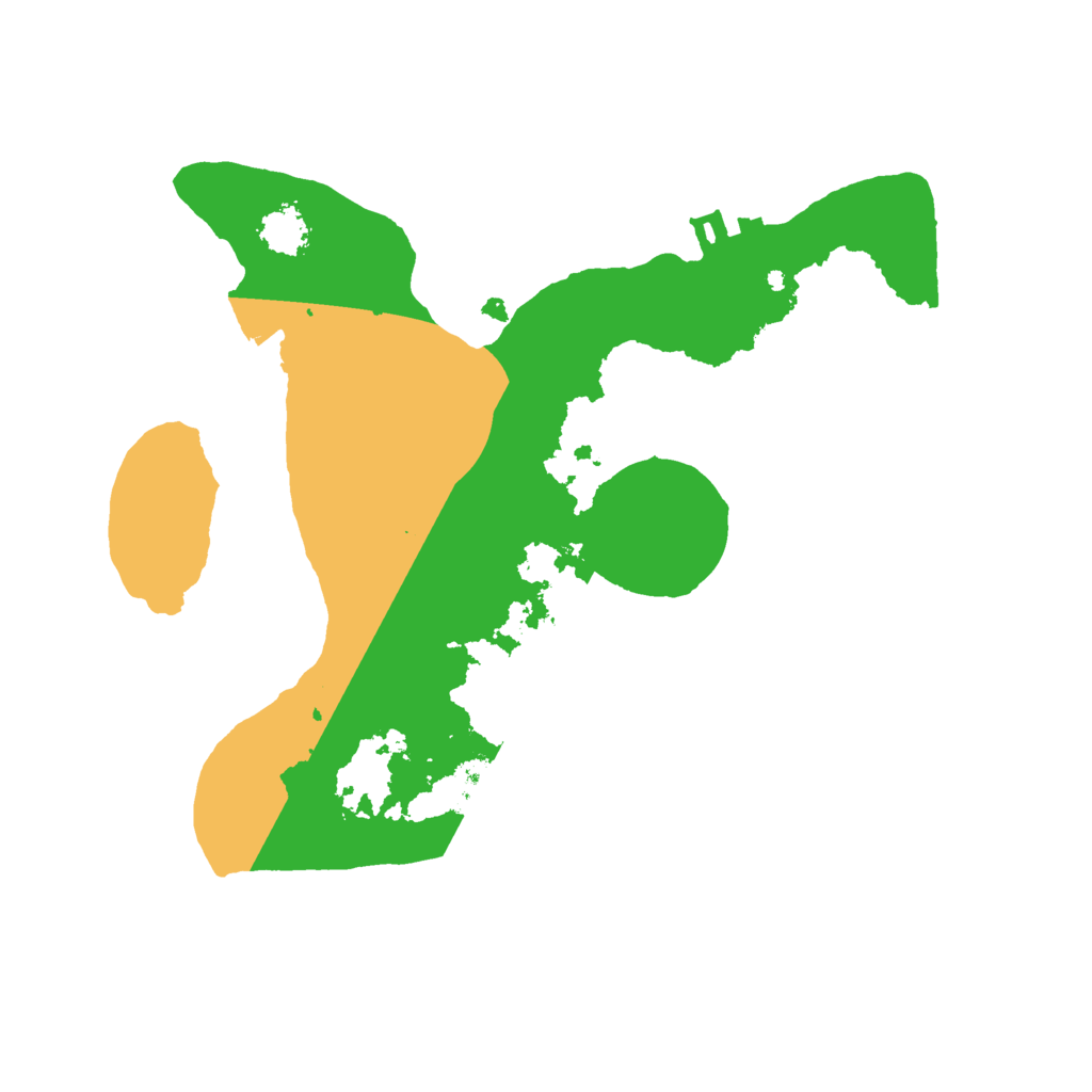 Biome Rust Map: Procedural Map, Size: 2100, Seed: 4200