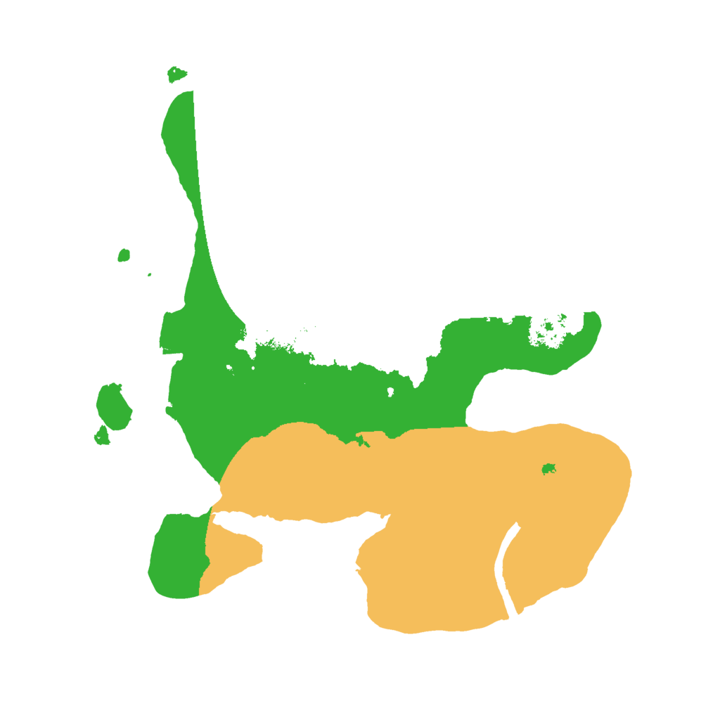 Biome Rust Map: Procedural Map, Size: 2000, Seed: 370787070