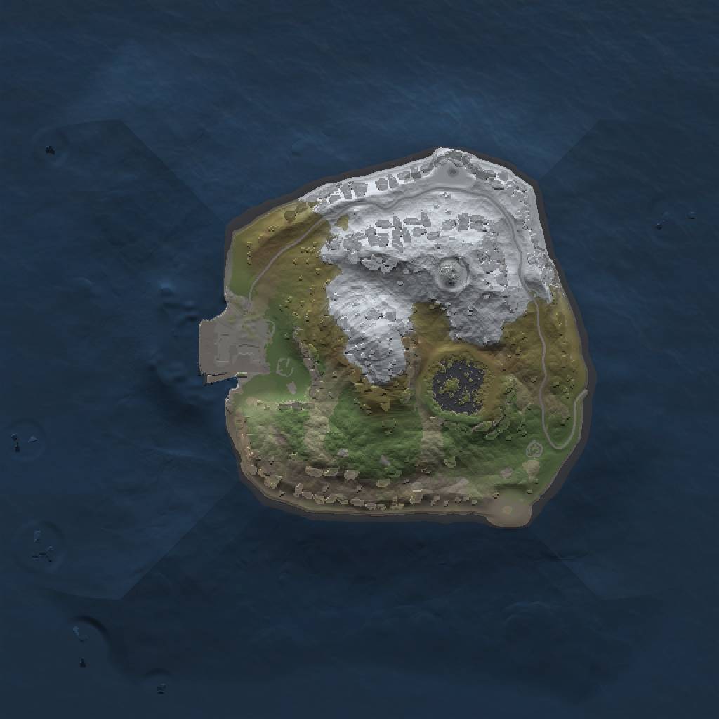 Rust Map: Procedural Map, Size: 1333, Seed: 415482560, 3 Monuments