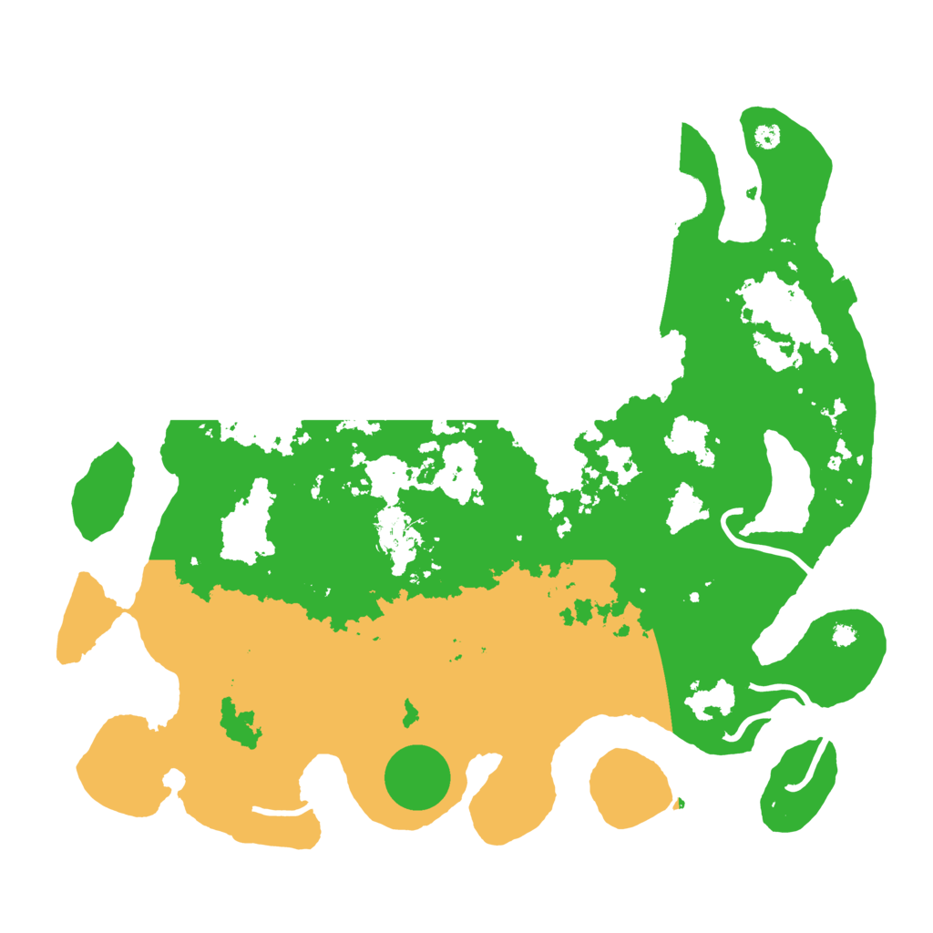 Biome Rust Map: Procedural Map, Size: 3750, Seed: 1185485048