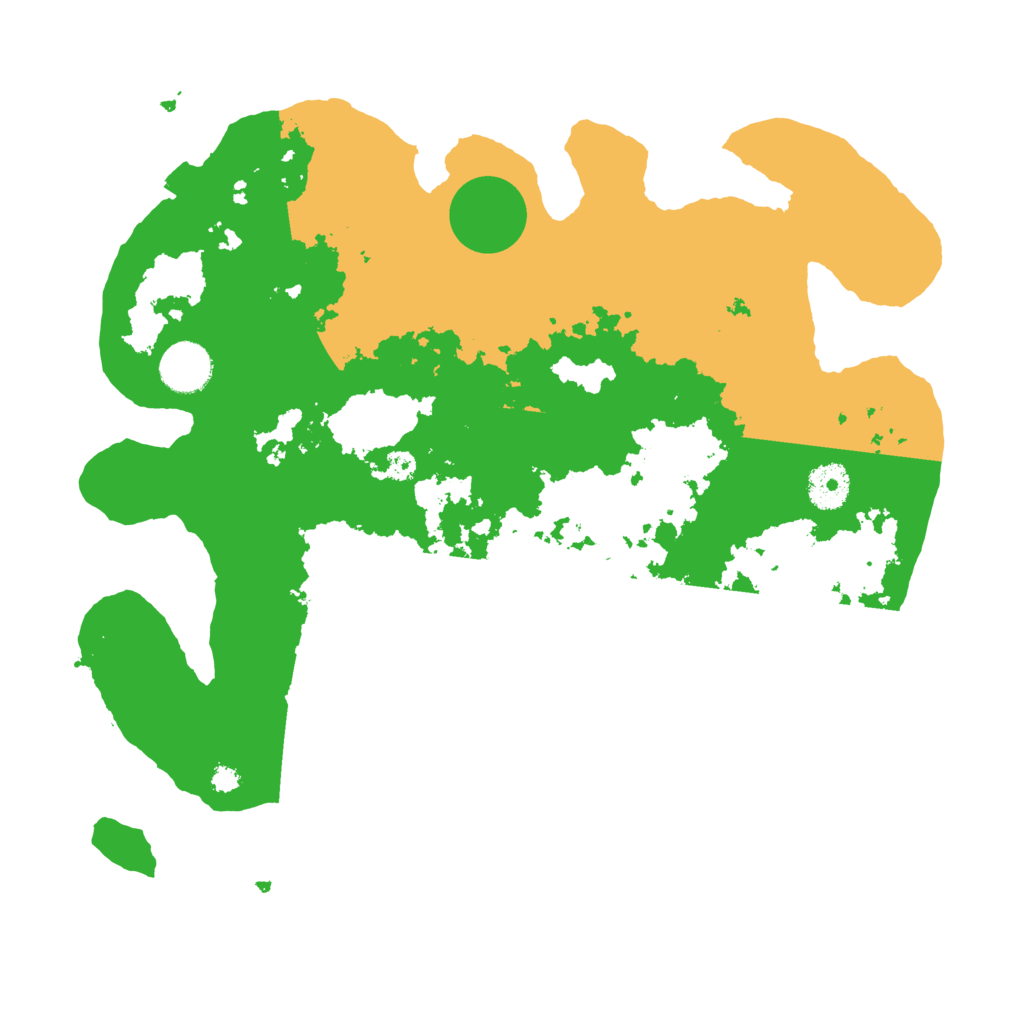 Biome Rust Map: Procedural Map, Size: 3500, Seed: 153628105