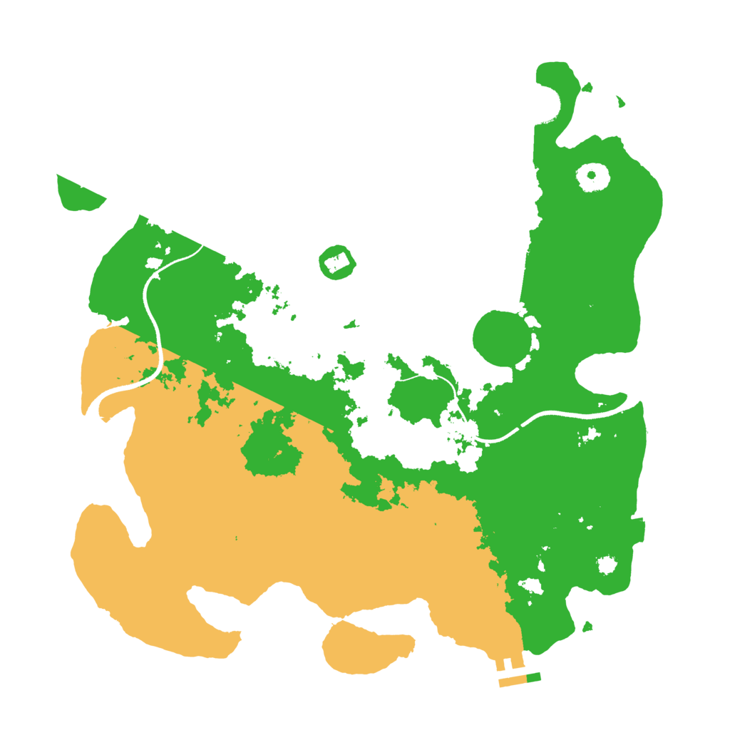 Biome Rust Map: Procedural Map, Size: 3500, Seed: 63176980