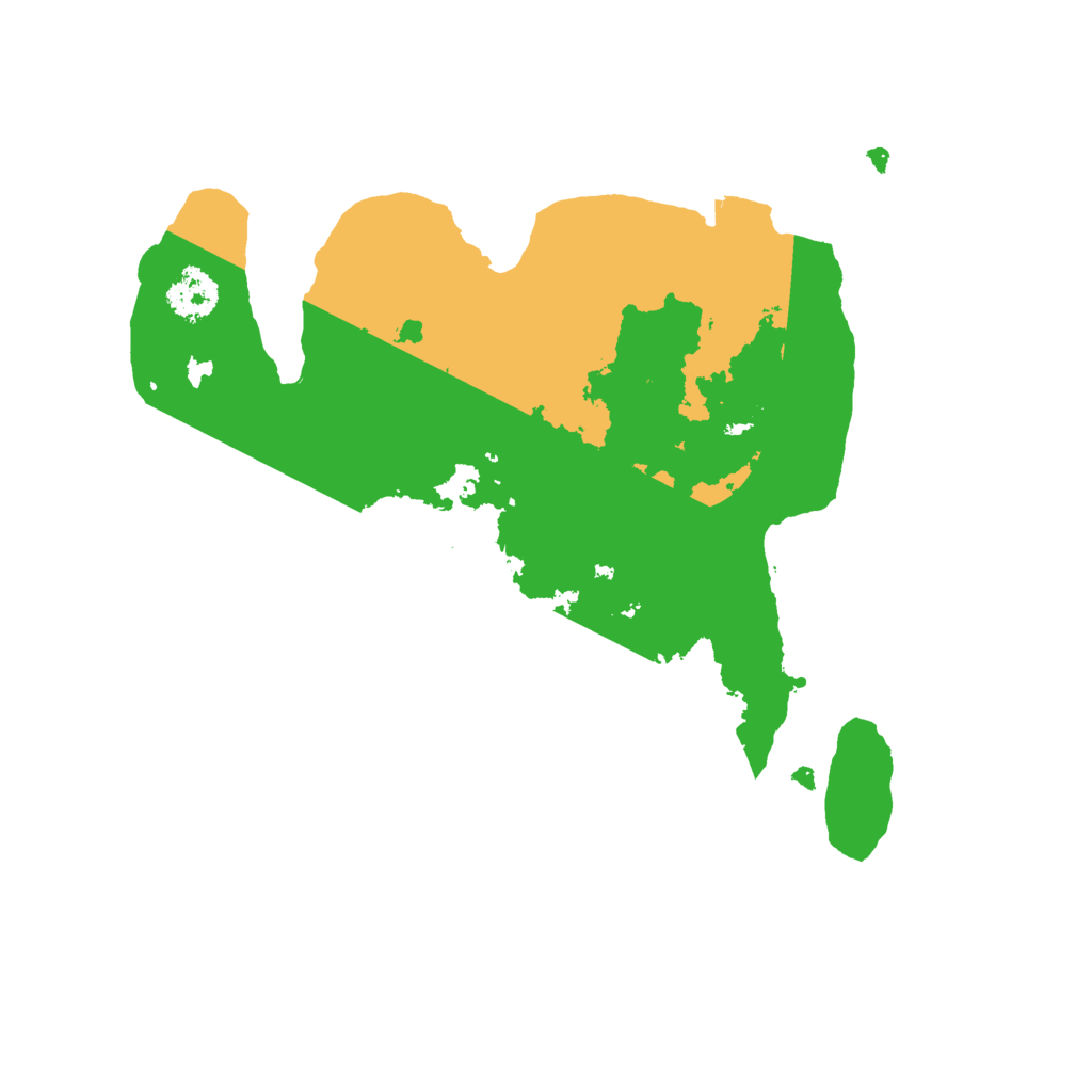 Biome Rust Map: Procedural Map, Size: 2250, Seed: 3