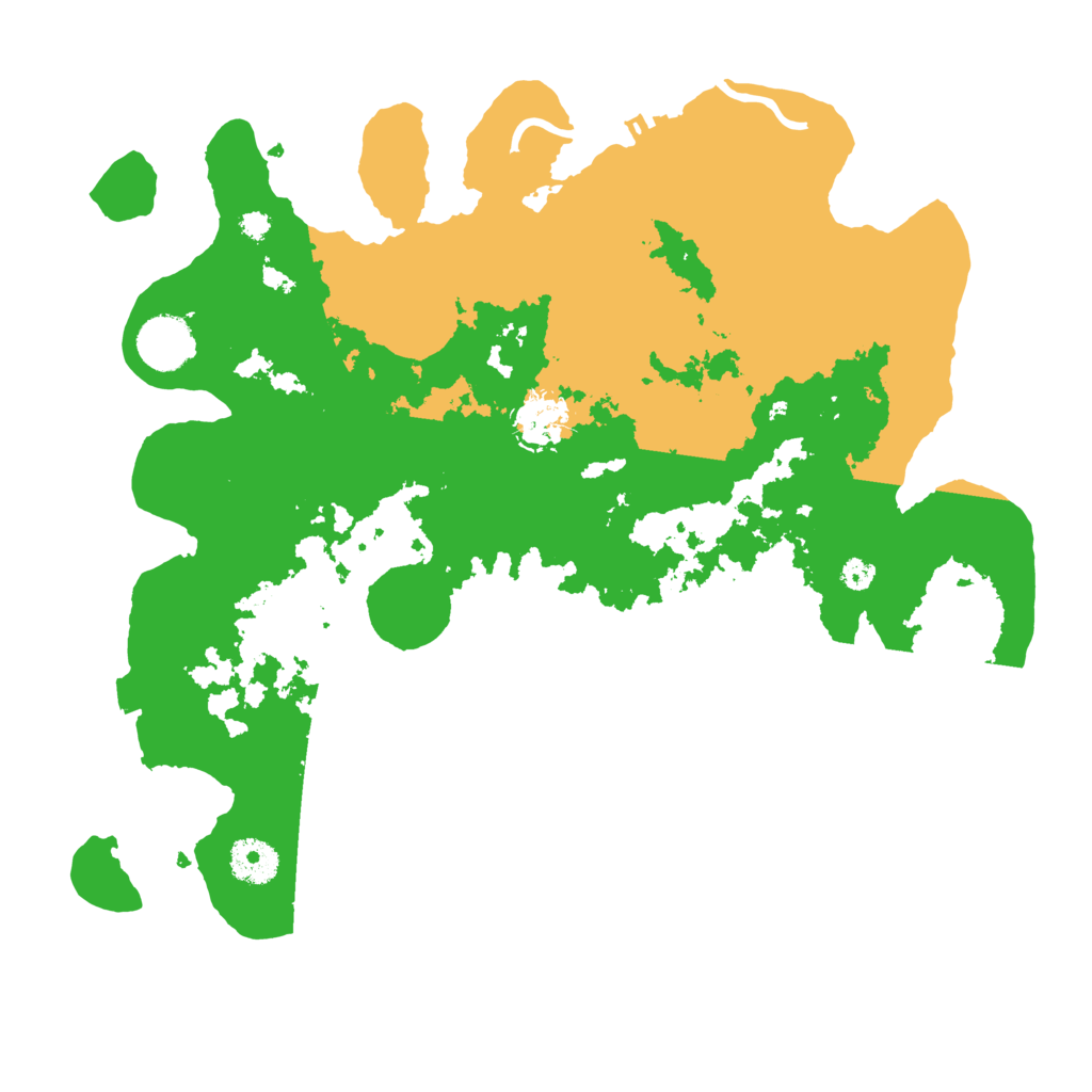 Biome Rust Map: Procedural Map, Size: 3500, Seed: 487313693