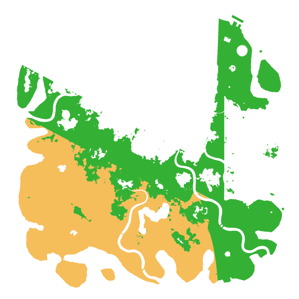 Biome Rust Map: Procedural Map, Size: 4800, Seed: 1660404966