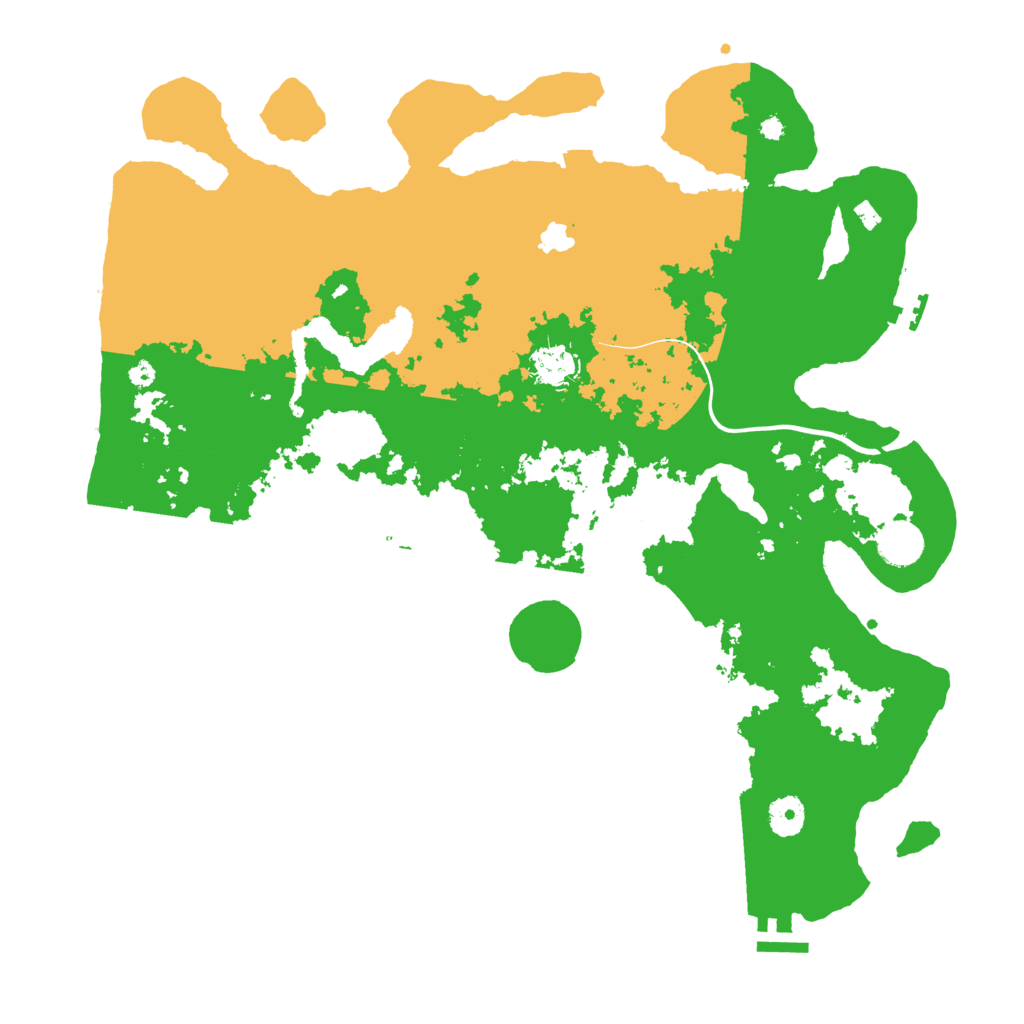 Biome Rust Map: Procedural Map, Size: 4000, Seed: 994818301