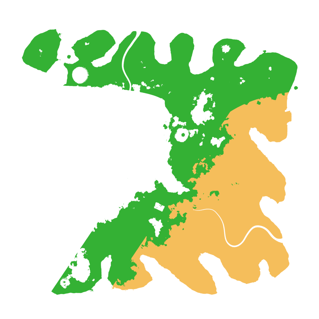 Biome Rust Map: Procedural Map, Size: 3500, Seed: 449498307