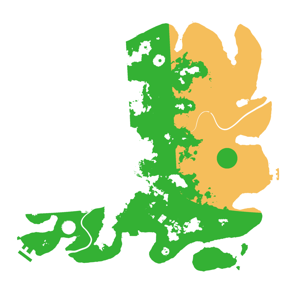 Biome Rust Map: Procedural Map, Size: 3750, Seed: 954046205