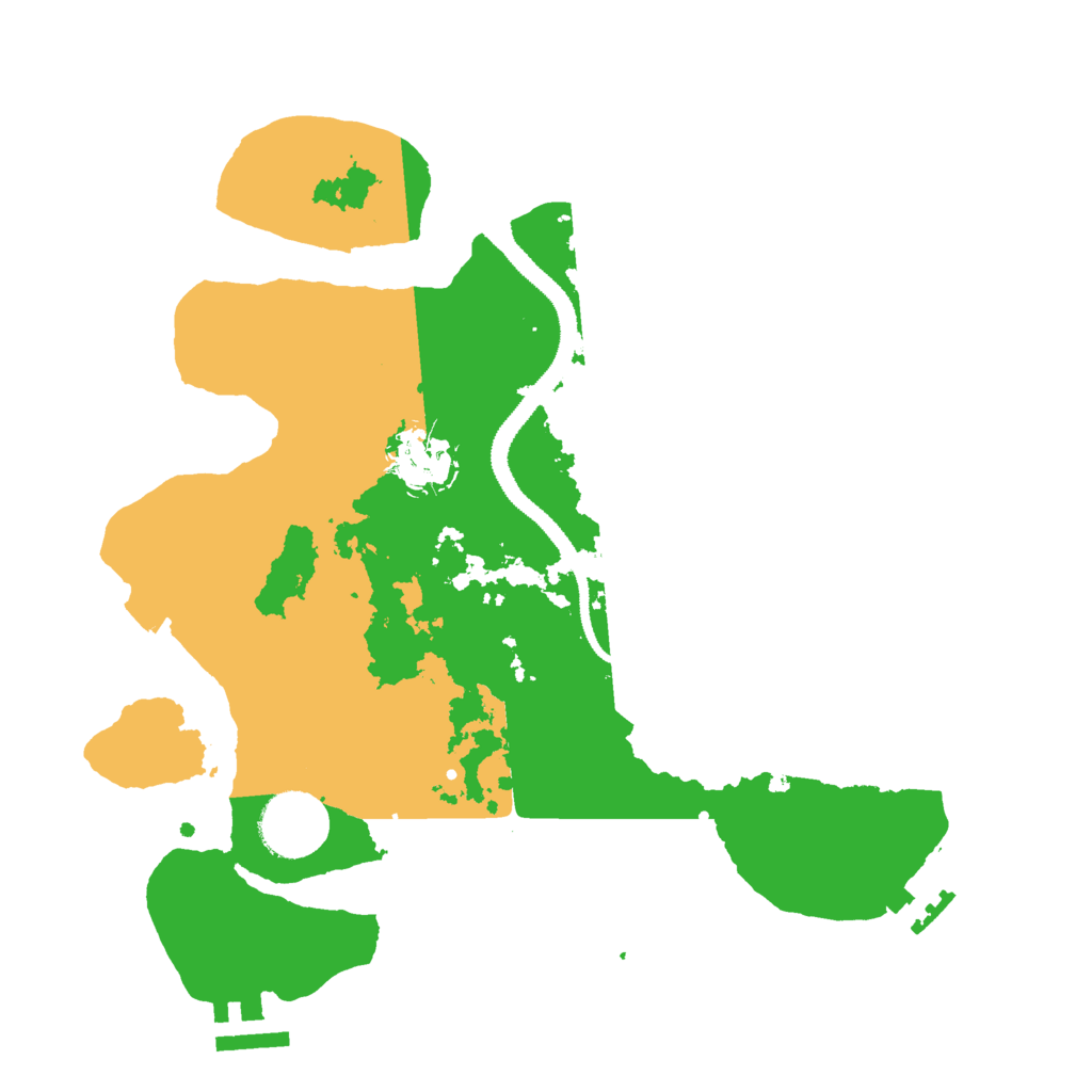 Biome Rust Map: Procedural Map, Size: 3000, Seed: 1448558238