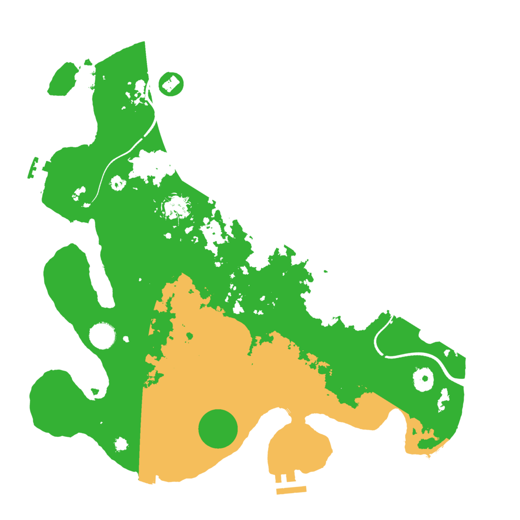 Biome Rust Map: Procedural Map, Size: 3500, Seed: 137871025