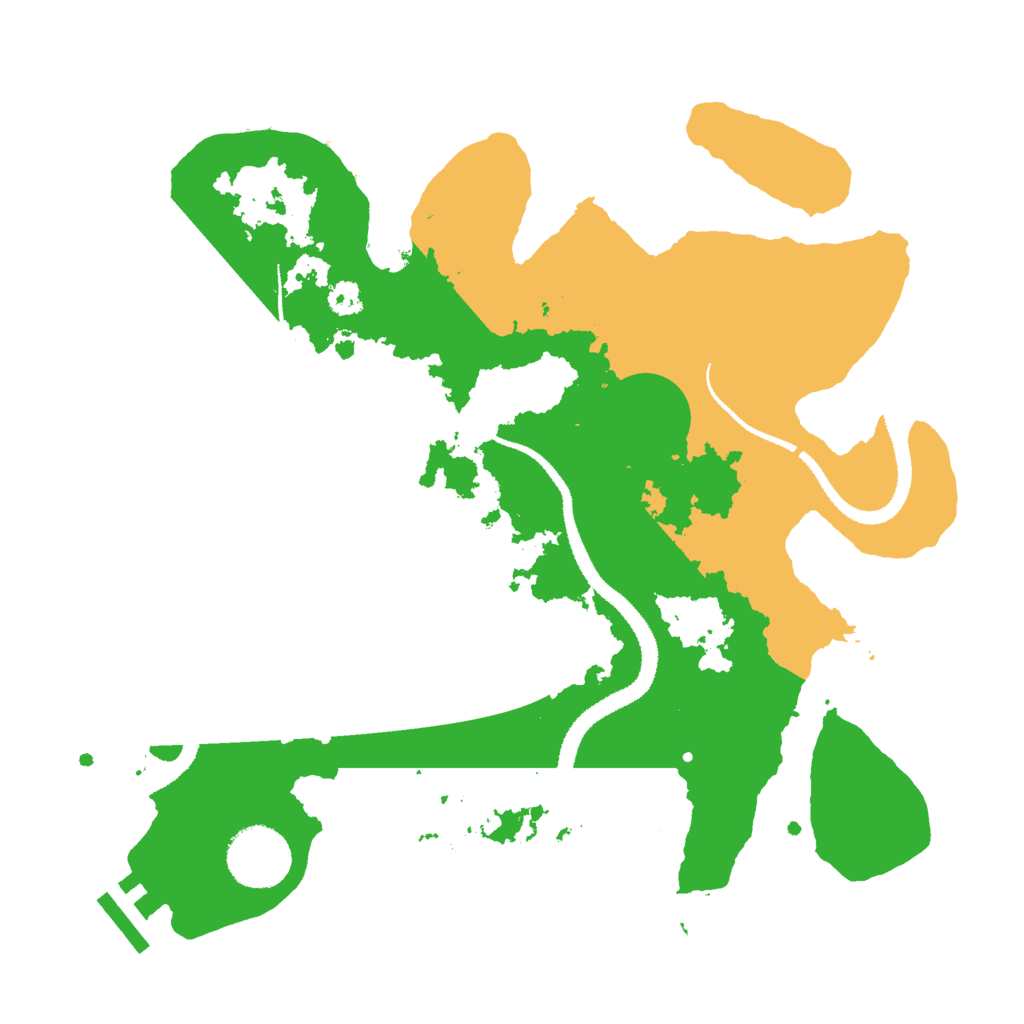 Biome Rust Map: Procedural Map, Size: 3000, Seed: 75653716