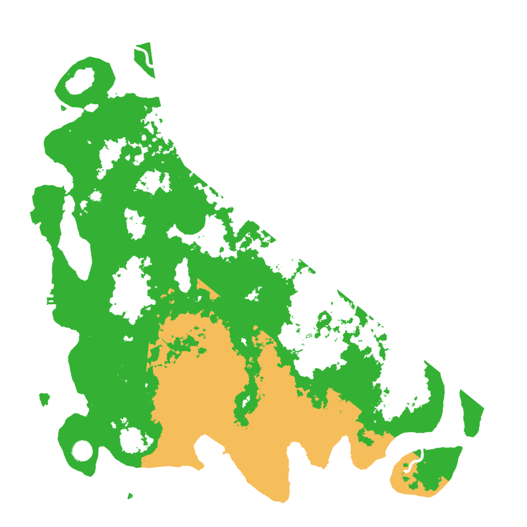 Biome Rust Map: Procedural Map, Size: 4500, Seed: 1001977643