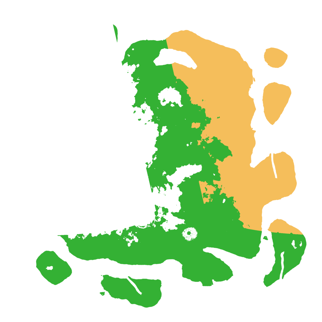 Biome Rust Map: Procedural Map, Size: 3500, Seed: 520566452