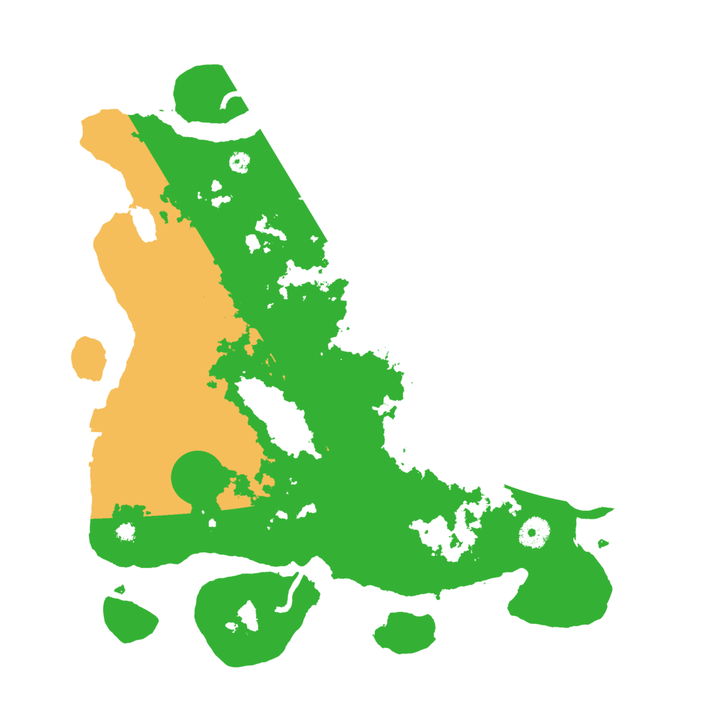 Biome Rust Map: Procedural Map, Size: 3500, Seed: 393748620