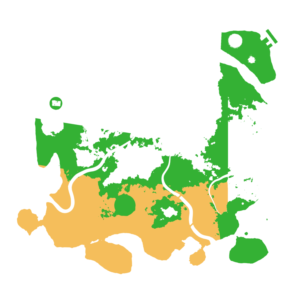 Biome Rust Map: Procedural Map, Size: 3800, Seed: 1394156577