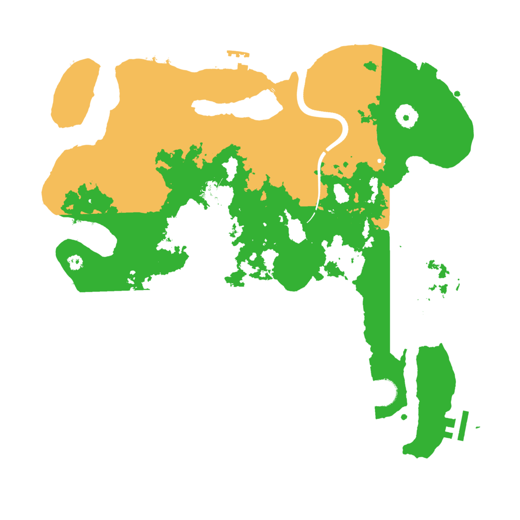 Biome Rust Map: Procedural Map, Size: 3500, Seed: 1584372181