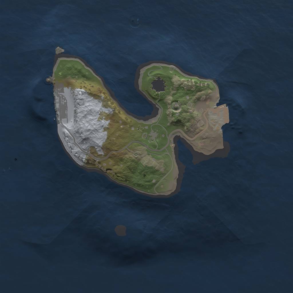 Rust Map: Procedural Map, Size: 1771, Seed: 654323475, 4 Monuments