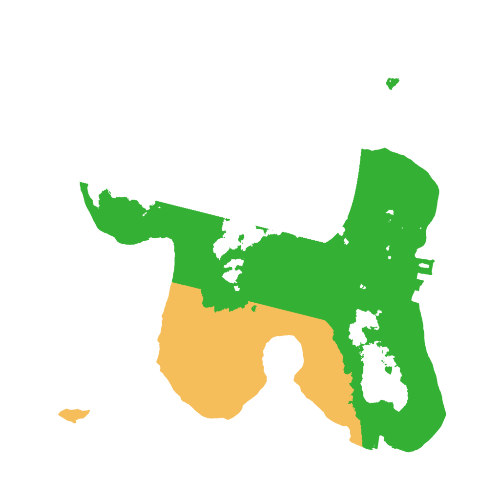 Biome Rust Map: Procedural Map, Size: 2000, Seed: 164167318