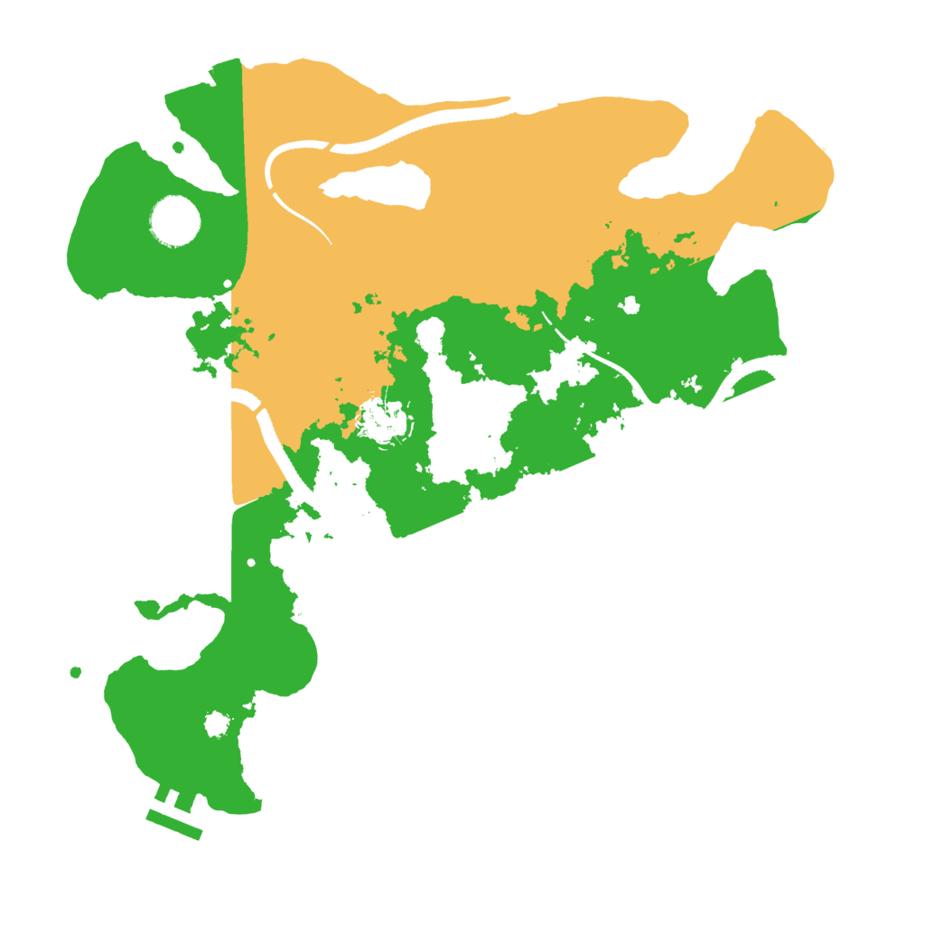 Biome Rust Map: Procedural Map, Size: 3250, Seed: 15896