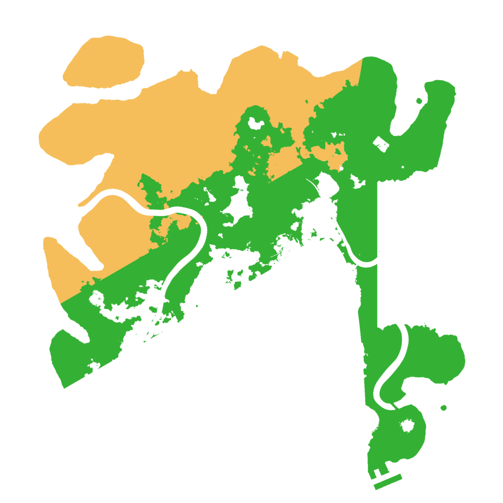 Biome Rust Map: Procedural Map, Size: 3500, Seed: 1210777397