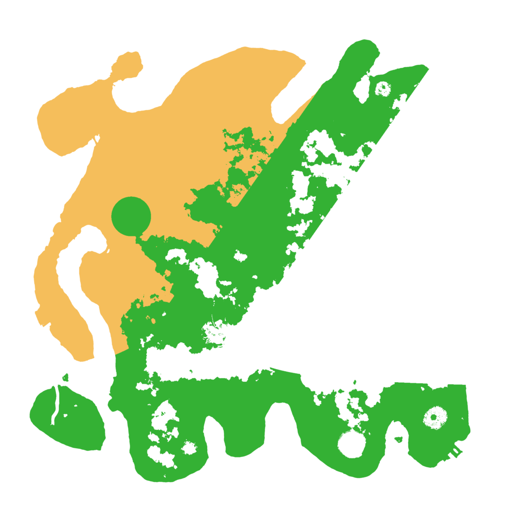 Biome Rust Map: Procedural Map, Size: 3500, Seed: 786720027