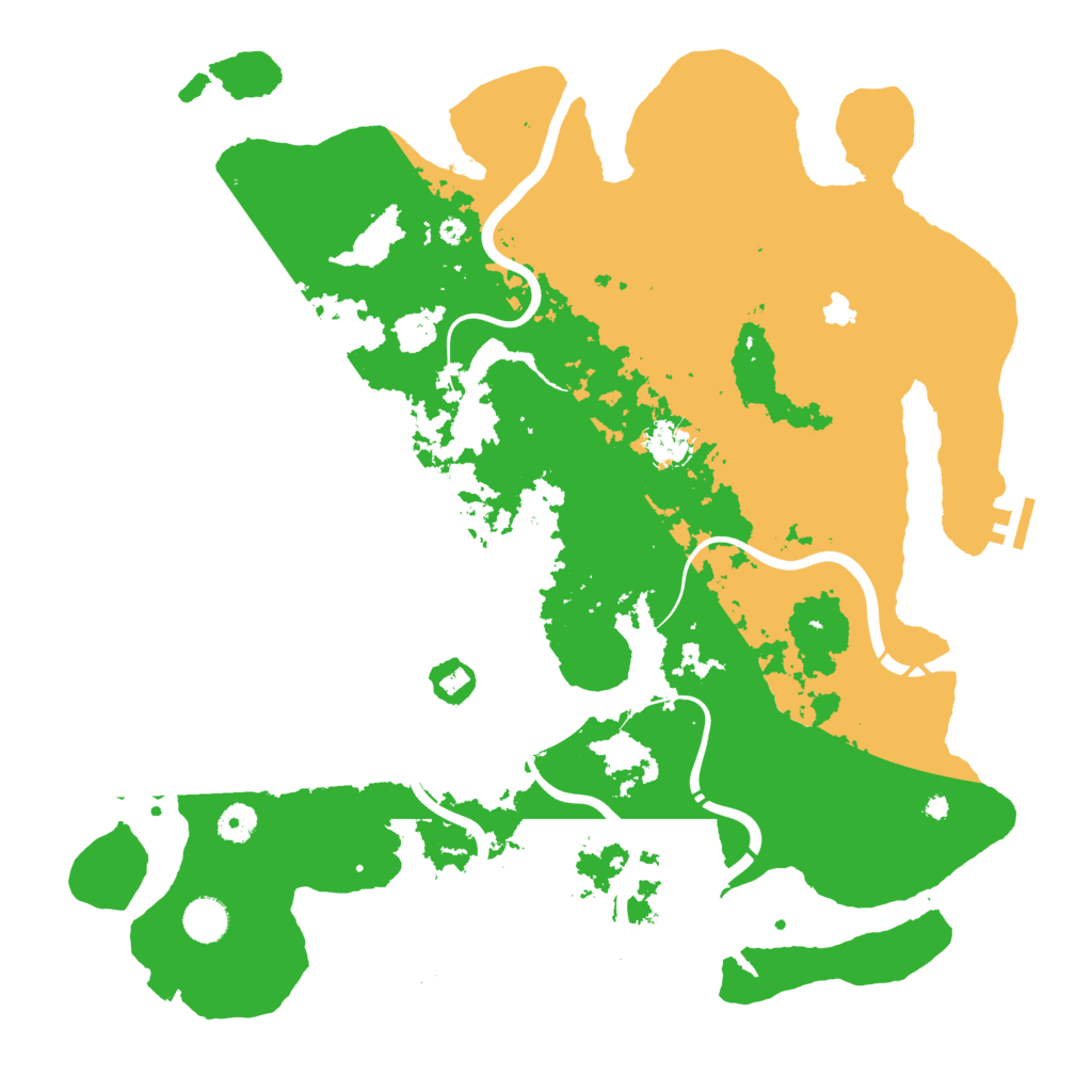 Biome Rust Map: Procedural Map, Size: 4250, Seed: 2068709417