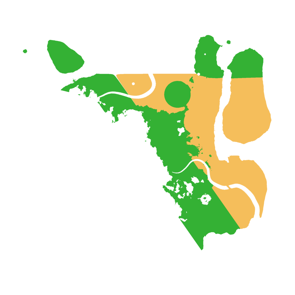 Biome Rust Map: Procedural Map, Size: 3000, Seed: 194352371