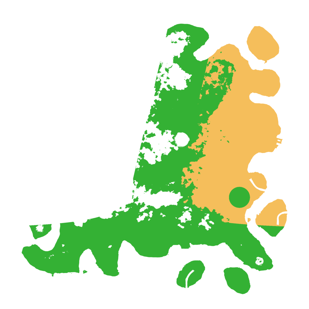 Biome Rust Map: Procedural Map, Size: 3900, Seed: 38470179