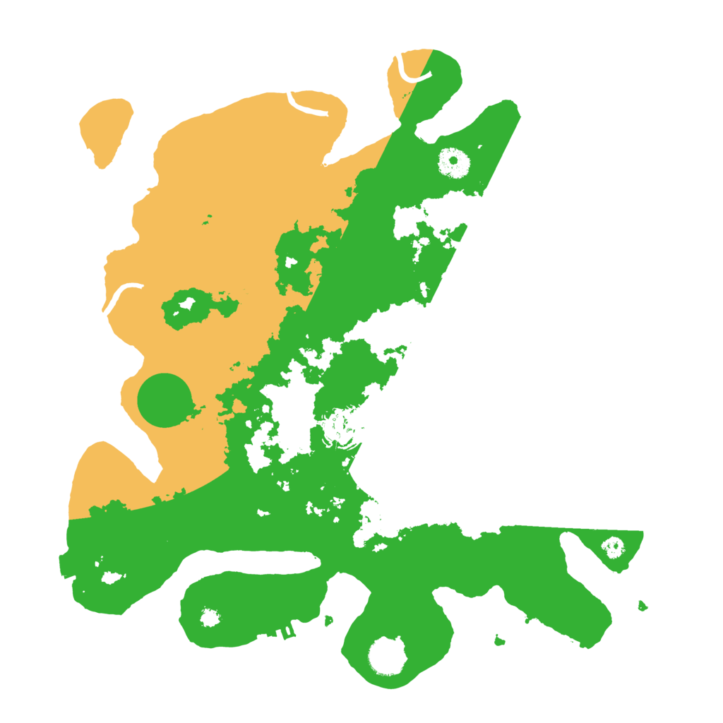 Biome Rust Map: Procedural Map, Size: 3500, Seed: 1529979042