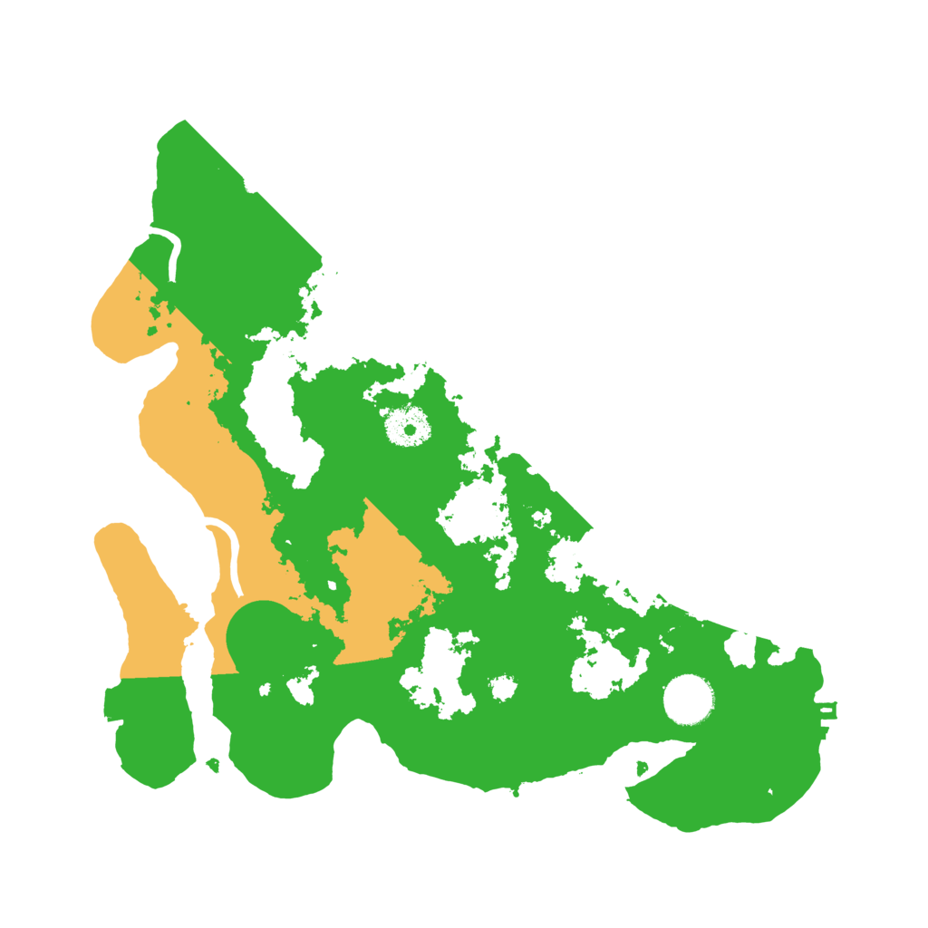 Biome Rust Map: Procedural Map, Size: 3250, Seed: 343287920