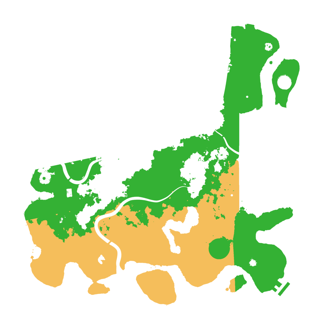 Biome Rust Map: Procedural Map, Size: 4050, Seed: 1322327894