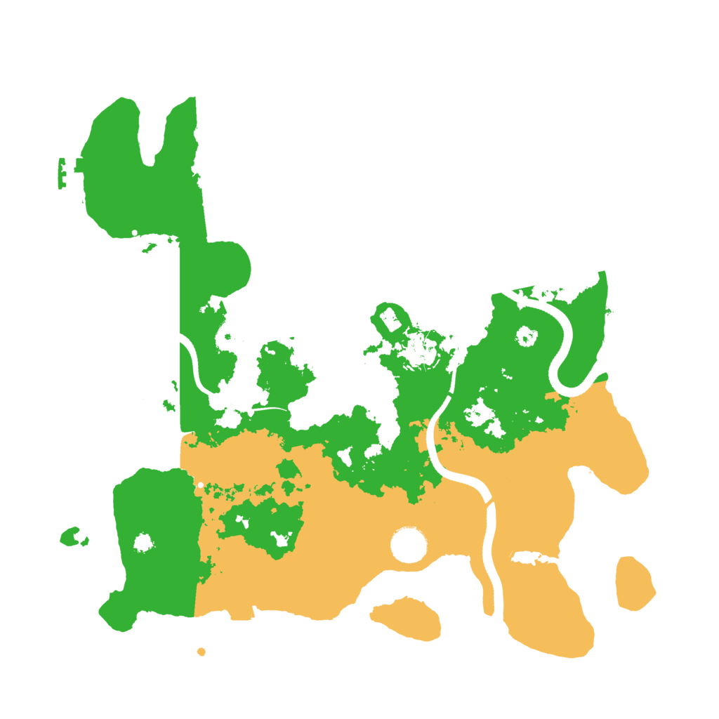 Biome Rust Map: Procedural Map, Size: 3500, Seed: 647222
