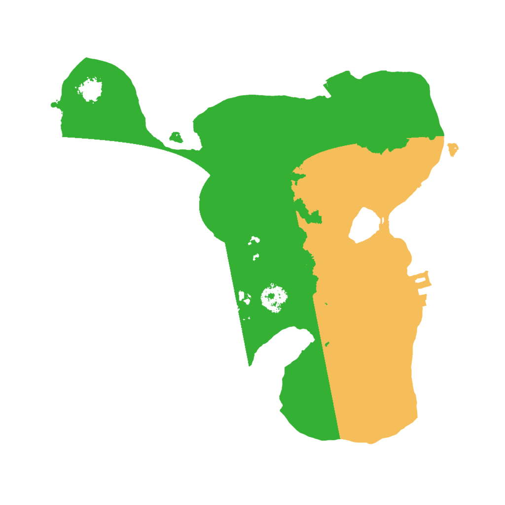 Biome Rust Map: Procedural Map, Size: 2000, Seed: 186848399