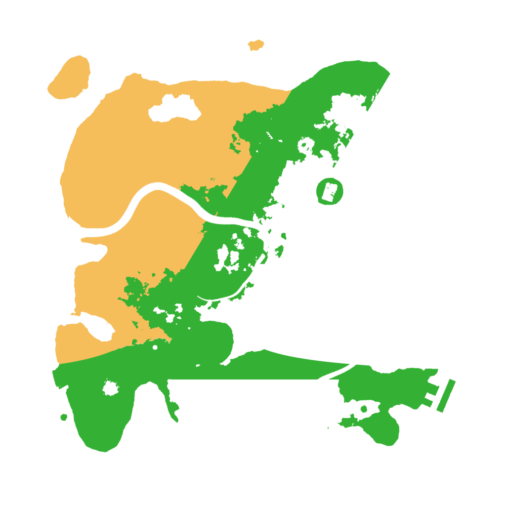 Biome Rust Map: Procedural Map, Size: 3000, Seed: 413516179