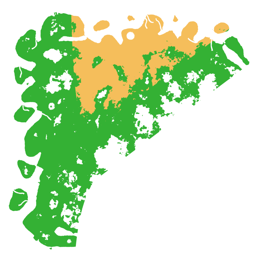 Biome Rust Map: Procedural Map, Size: 6000, Seed: 78615268