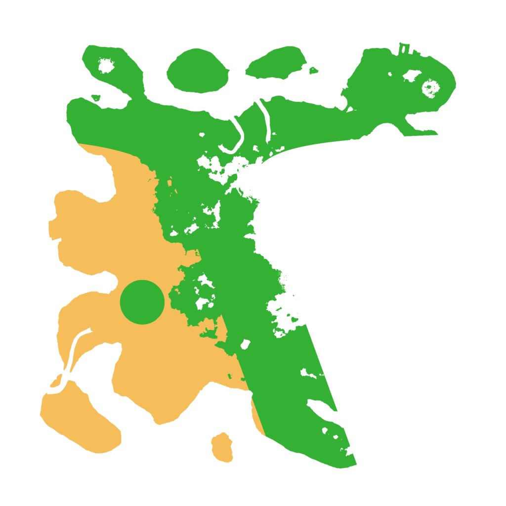 Biome Rust Map: Procedural Map, Size: 3000, Seed: 72923