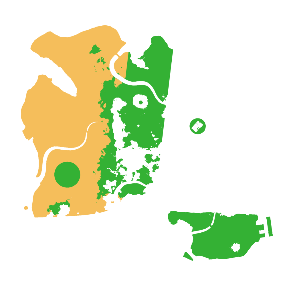 Biome Rust Map: Procedural Map, Size: 3000, Seed: 1858930199