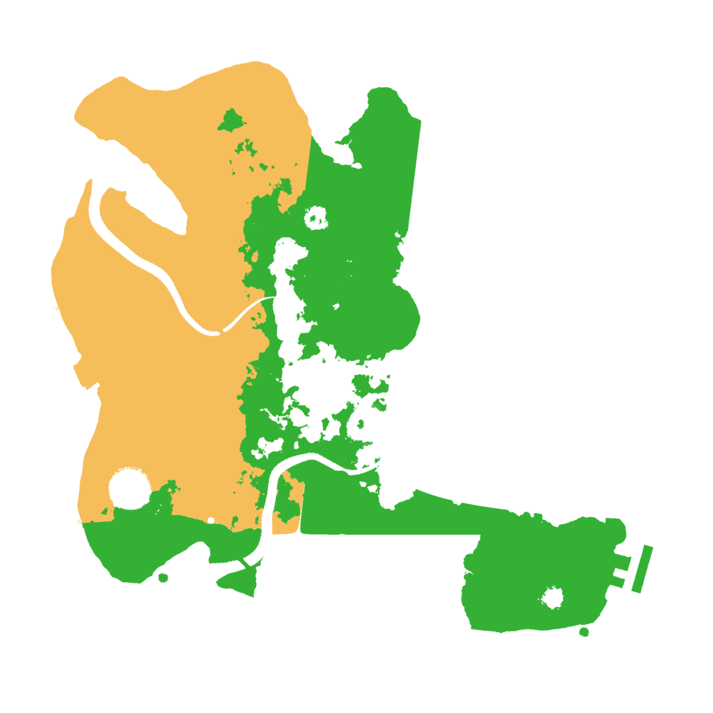 Biome Rust Map: Procedural Map, Size: 3000, Seed: 1858930199