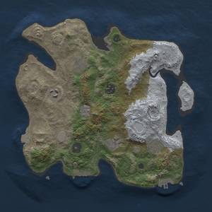 Thumbnail Rust Map: Procedural Map, Size: 3000, Seed: 1858930199, 14 Monuments