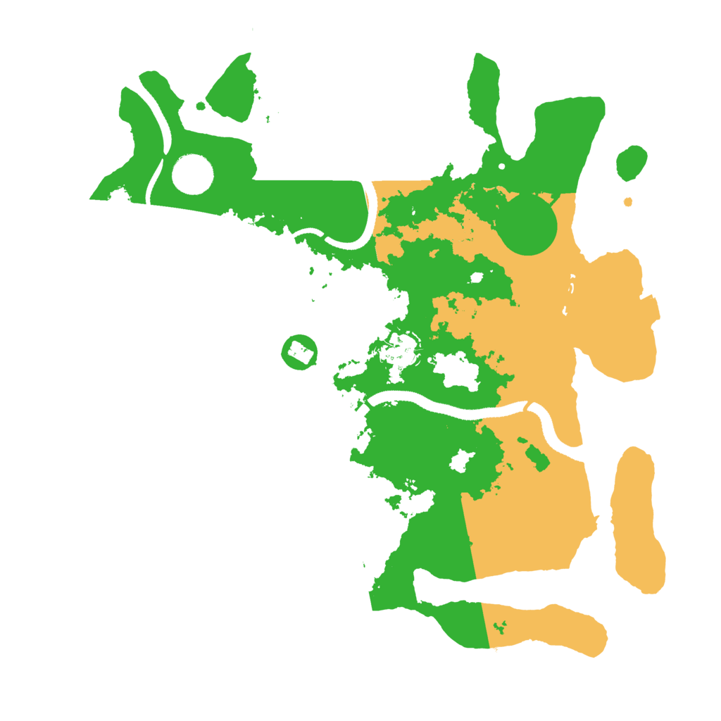 Biome Rust Map: Procedural Map, Size: 3250, Seed: 1317073704