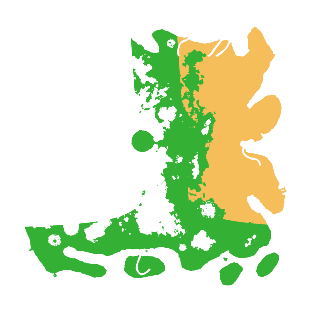 Biome Rust Map: Procedural Map, Size: 3800, Seed: 429013121